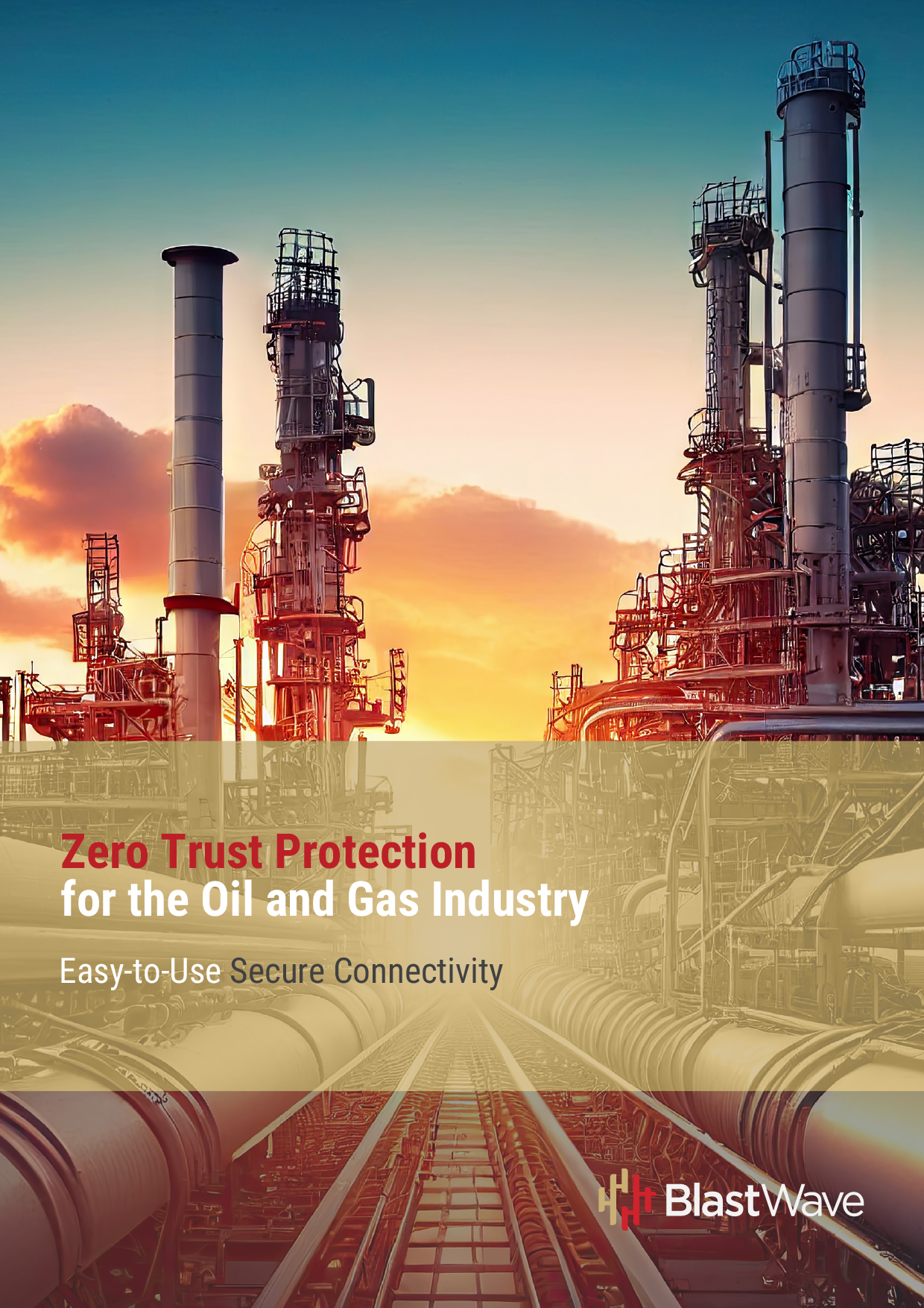 Oil and Gas eBook Cover detailing how to Prevent Industrial Cyberattacks